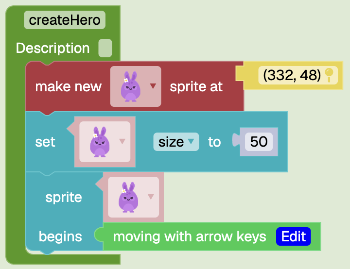 Define createHero Function